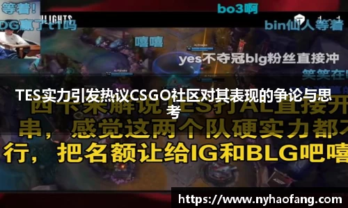 TES实力引发热议CSGO社区对其表现的争论与思考