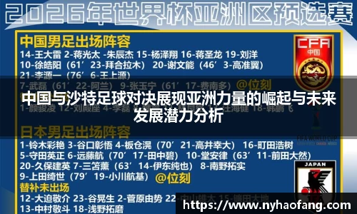 中国与沙特足球对决展现亚洲力量的崛起与未来发展潜力分析